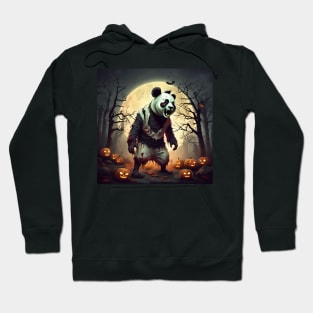 Halloween Zombie Panda Hoodie